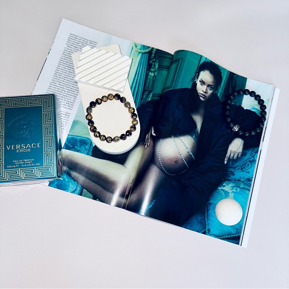 GOLD & BLACK Buddha Bracelet